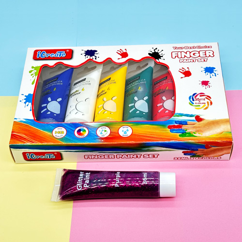 Finger Paint in soft tubes with display box