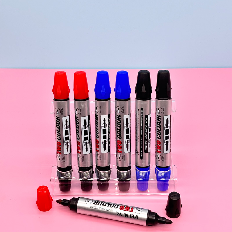Dual color board marker pen