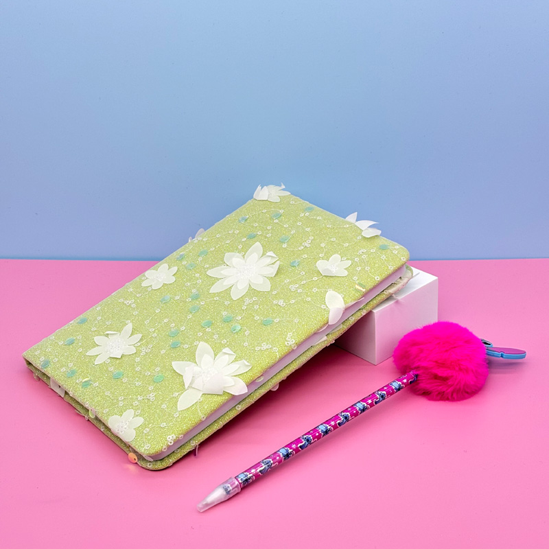 Fabric cover note book 