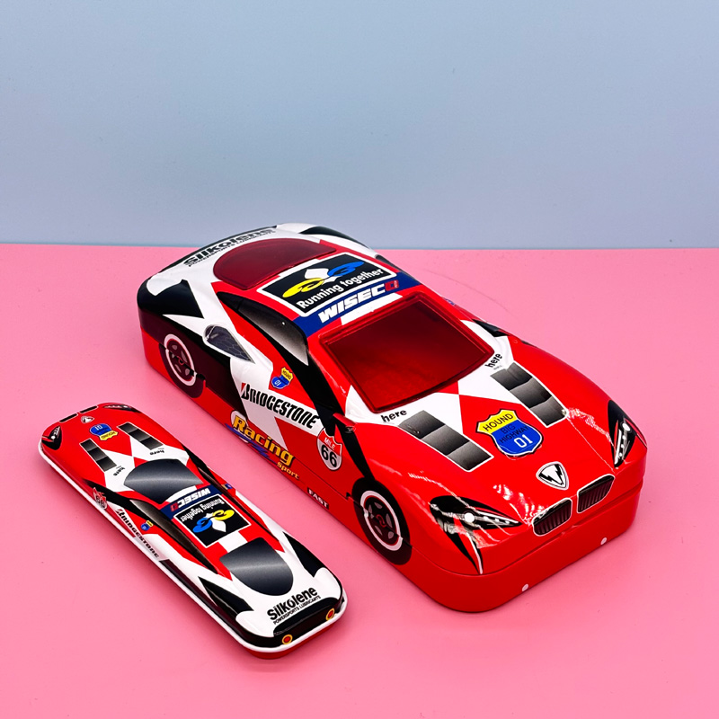 Metal tin pencil case