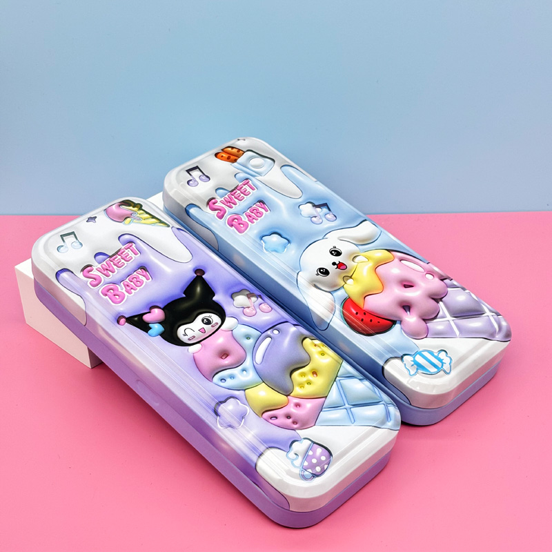 Metal tin pencil case 