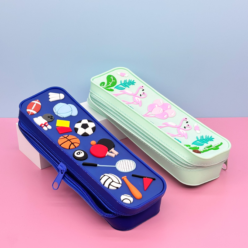 Silicone pencil case
