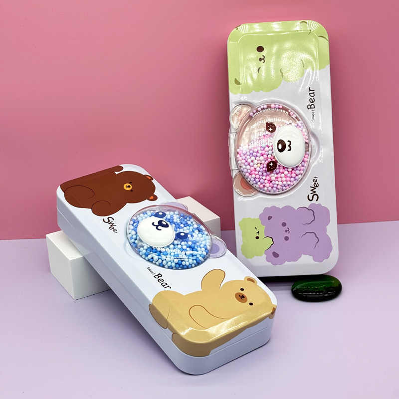 Metal tin pencil case