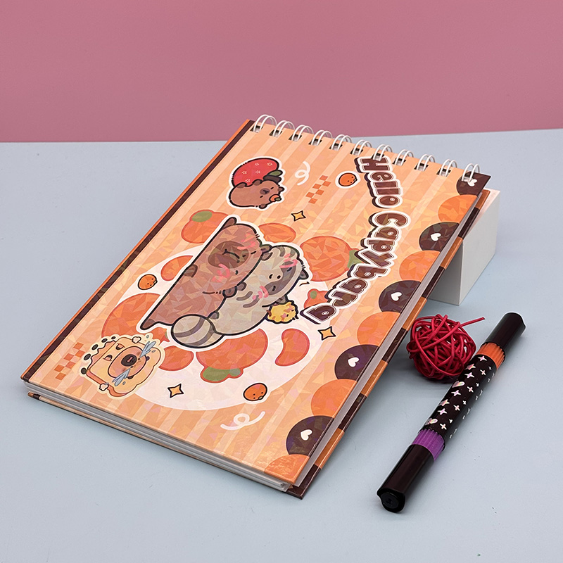 Spiral coloring book, Laser cover