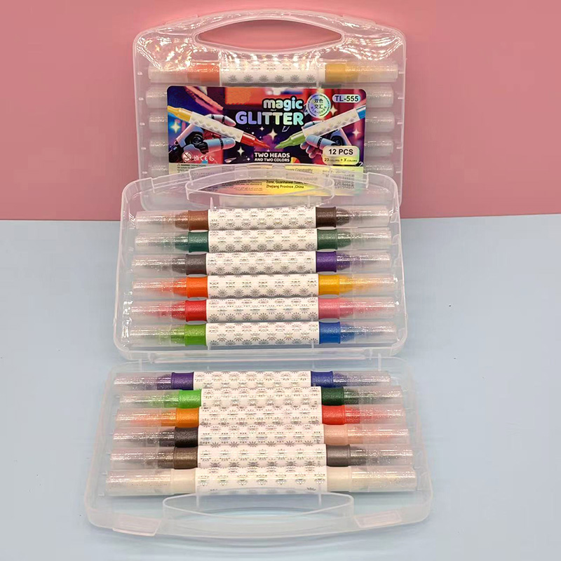 Dual sided Magic Glitter Marker Pen